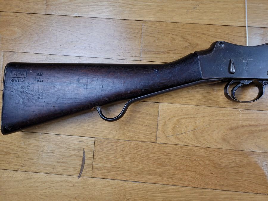 Rare et très bon fusil Martini-Henry MKIV – Calibre .45 d&rsquo;origine – 1887 – Enfield – Empire britannique – TBE+, image 9 sur 22