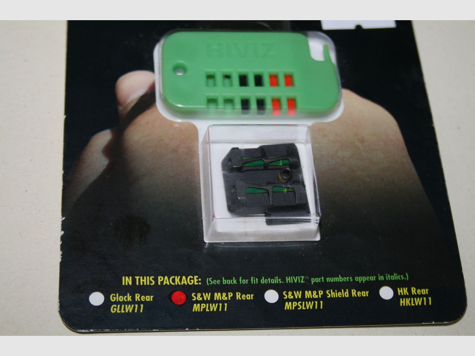 Mirino in fibra ottica Hi-Viz per Smith & Wesson MP Series (MPLW11)