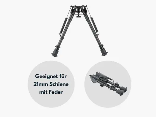 Vector Optics RSCFP-06 Rokstad Carbon Bipod 6–9"
