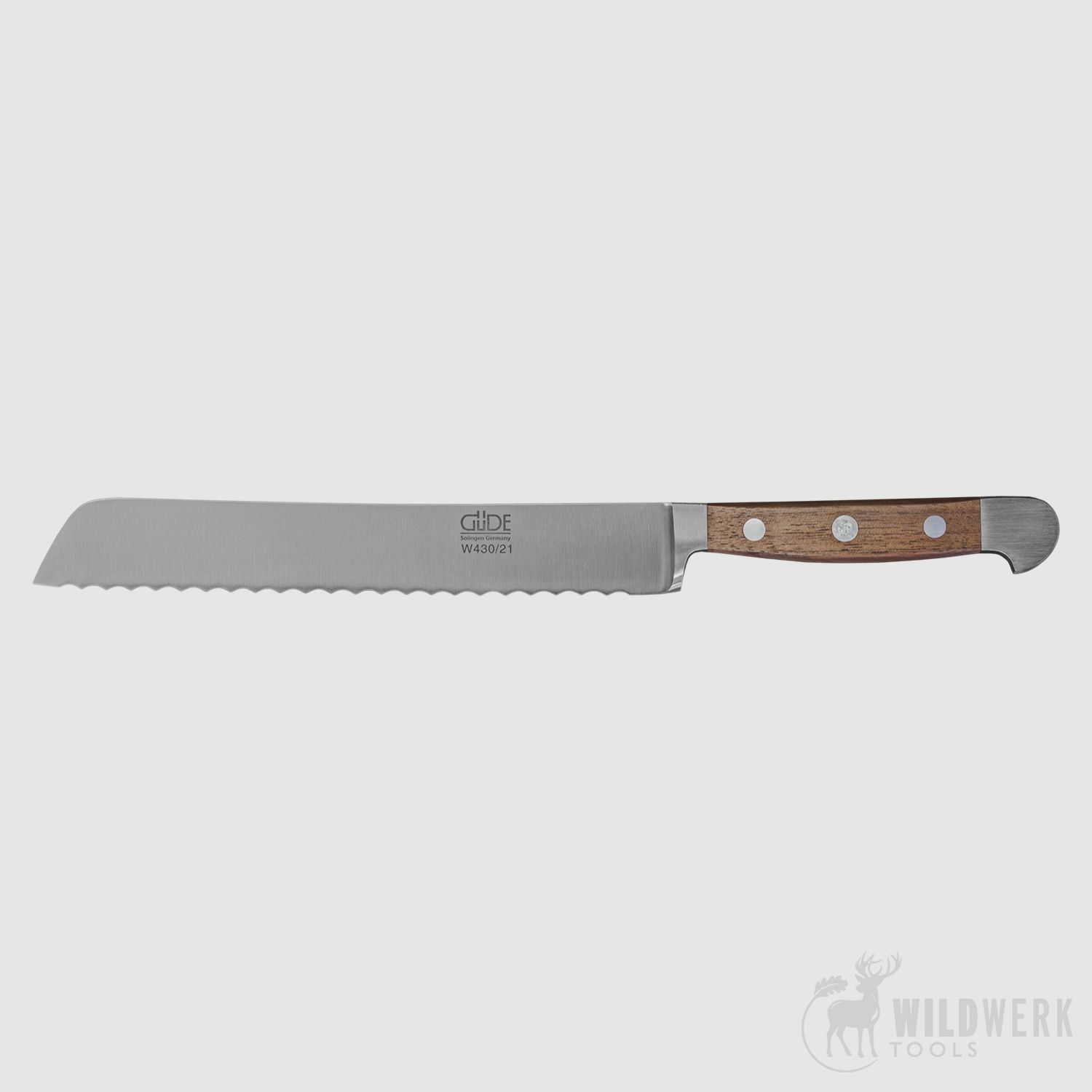 Güde Bread Knife Alpha Walnut
