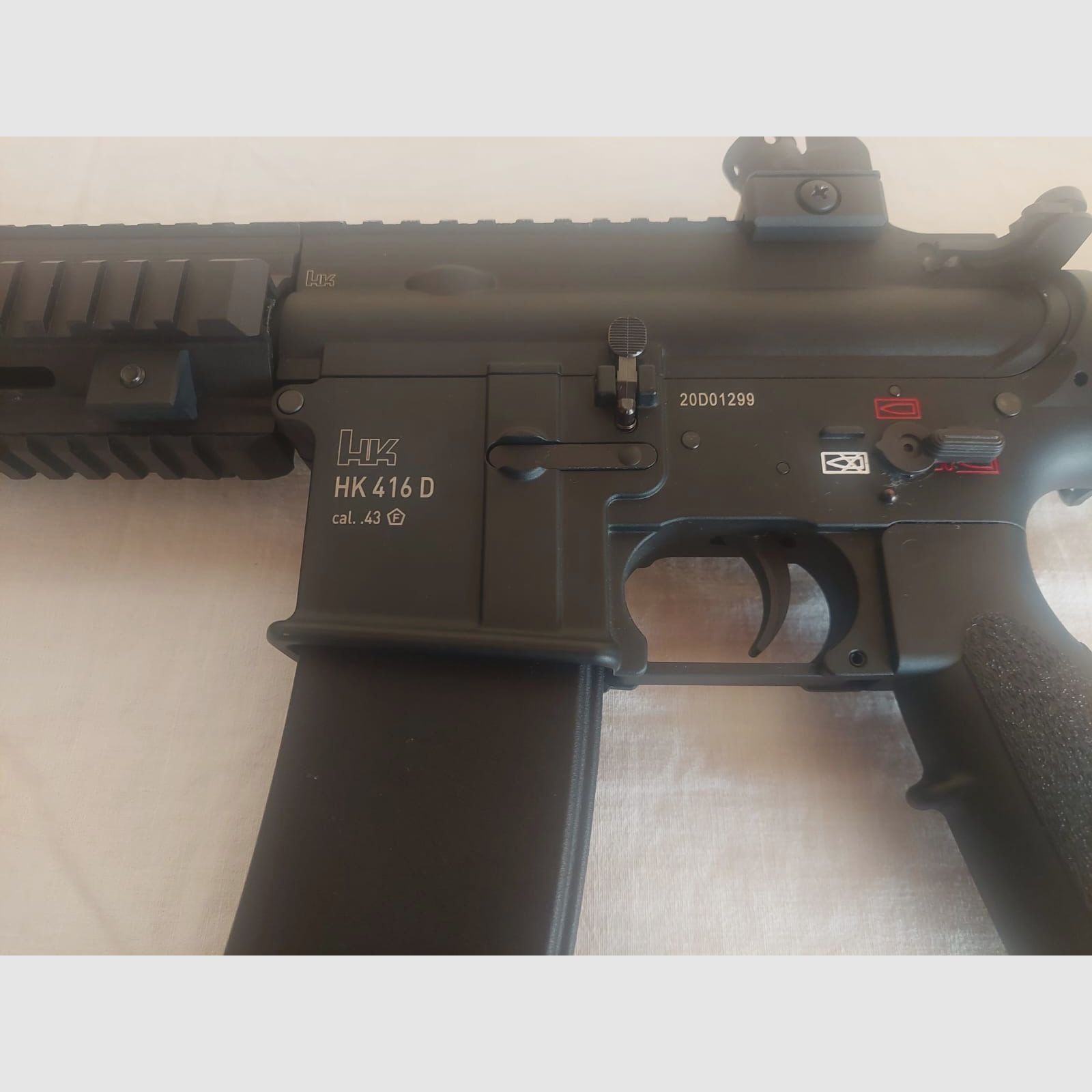 Umarex T4E/ HK416 D RAM Kal 43 met accessoires