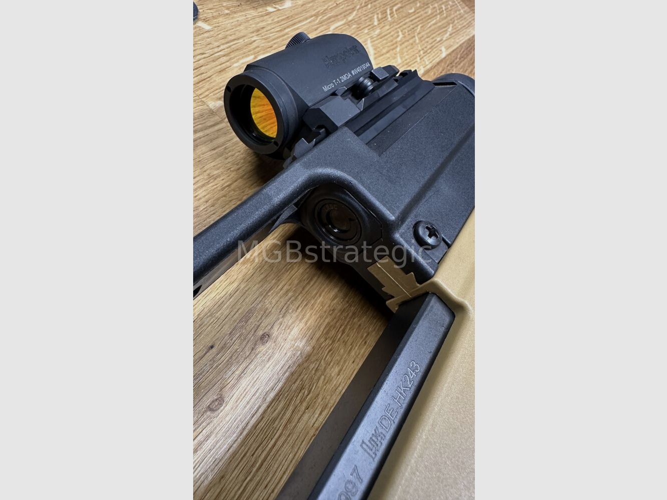 Heckler & Koch HK243 S SAR - Color sand - The civilian G36 sportily approved! Color sand / with original G36 carrying strap 3x and Picatinny rail, image 3 of 10