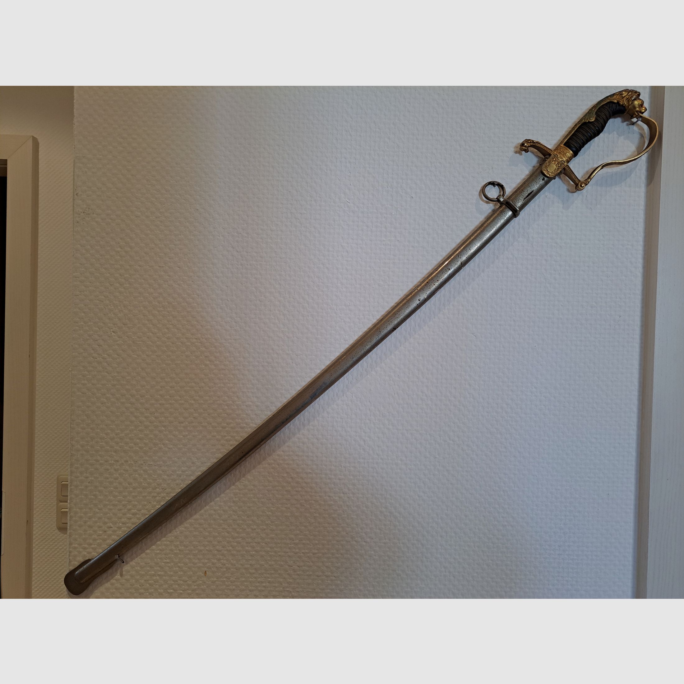 Löwenkopfsäbel original, erster Weltkrieg