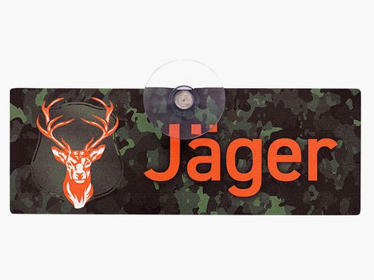 Wilde Hilde Original Autoschild Jäger