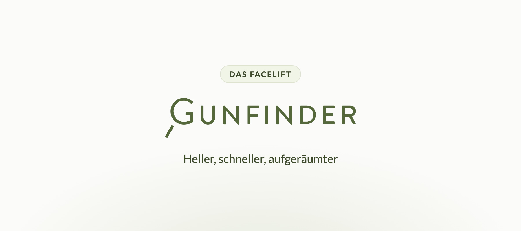 Das Gunfinder-Facelift: heller, schneller, aufgeräumter