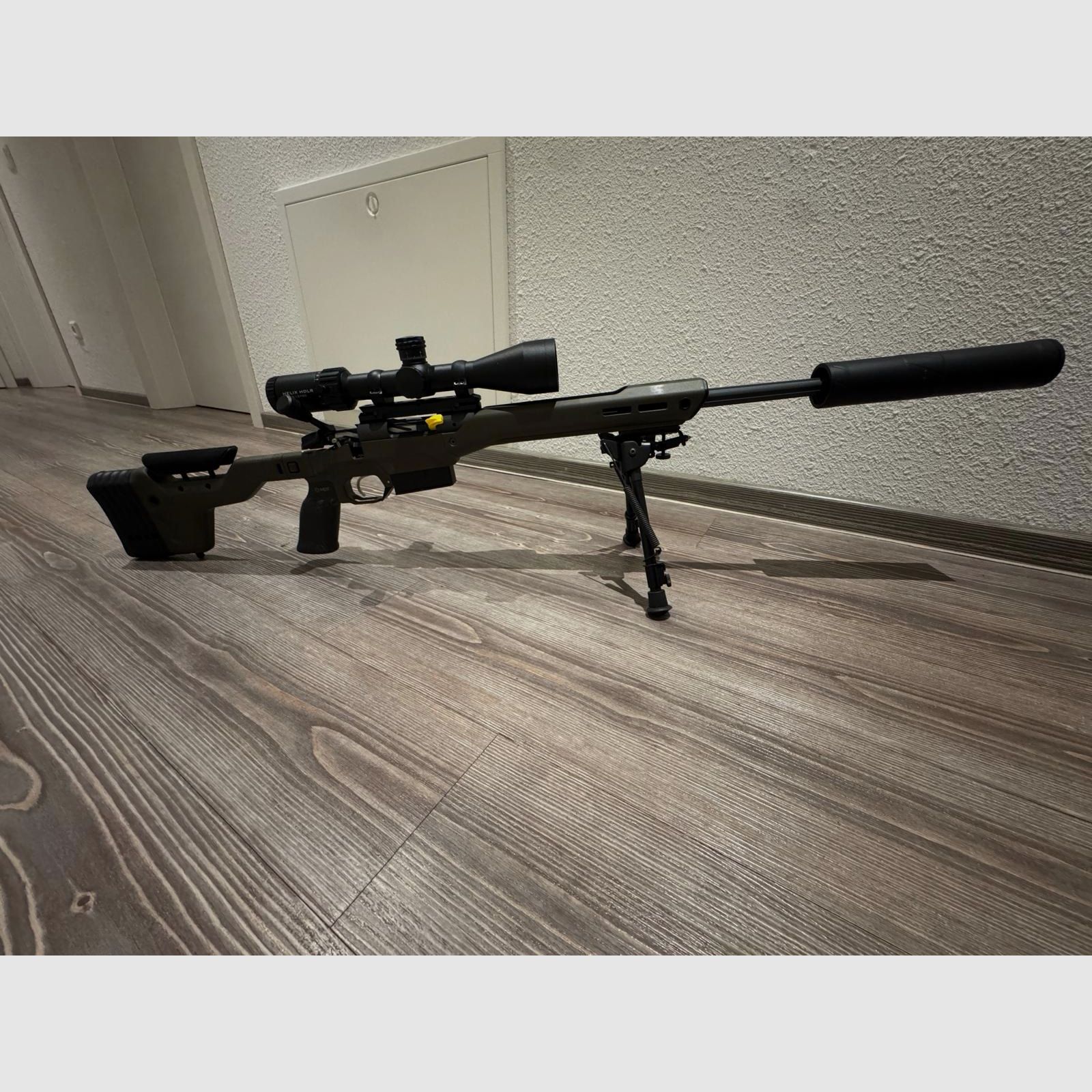 Bergara B14 agujero de pulgar cal. 6,5 PRC con culata plegable de carbono MDT HNT 26 cazador