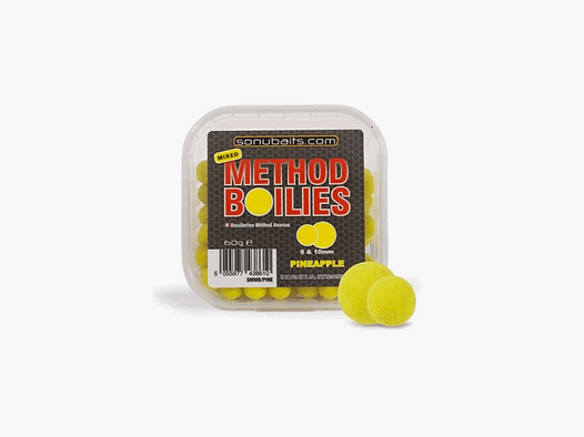 SONUBAITS – MIXED METHOD BOILIES 8 & 10mm ANANAS 60g