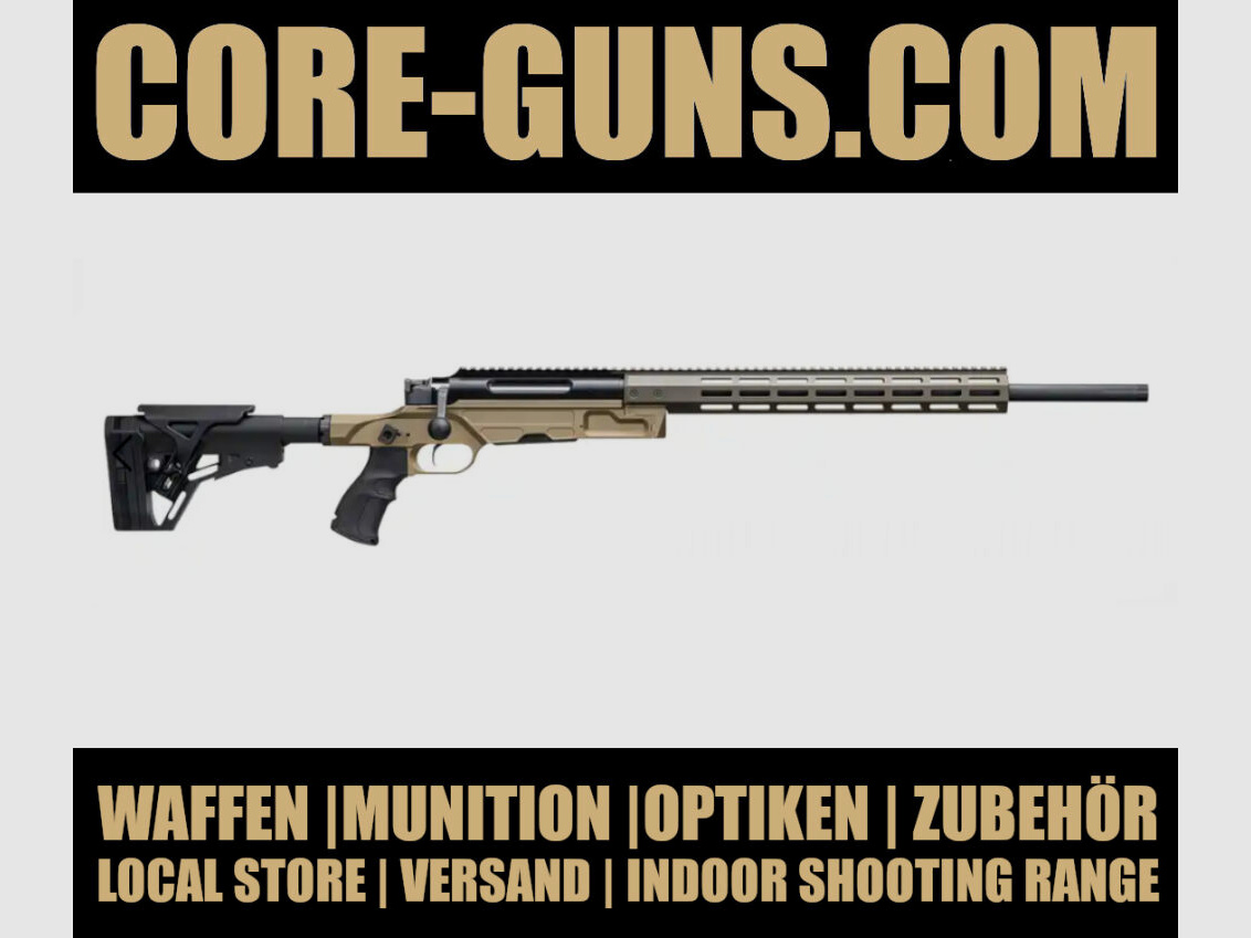 Fusil à répétition Haenel LR One 308Win Sand - Votre entrée dans le tir longue distance immédiatement disponible - Prix de vente conseillé : 2498€