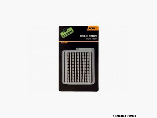 FOX – EDGES™ Boilie Stops Micro – Clear (200 pcs)