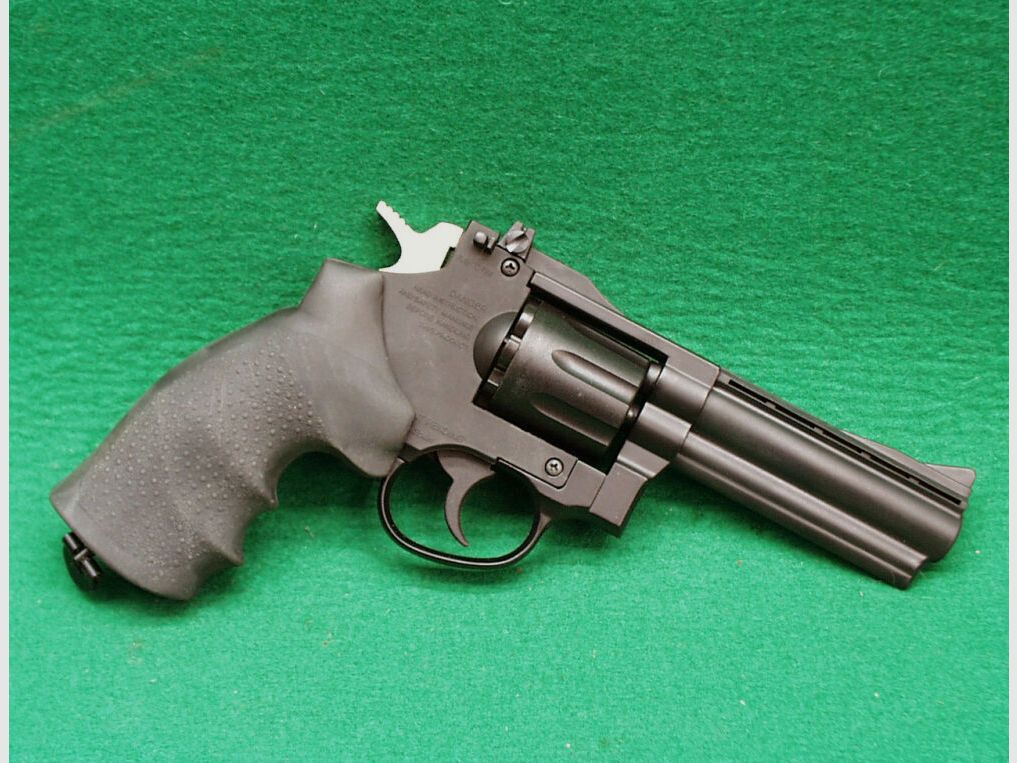 GAMO CO2 Revolver R-77 Combat 4", nero, immagine 3 di 4