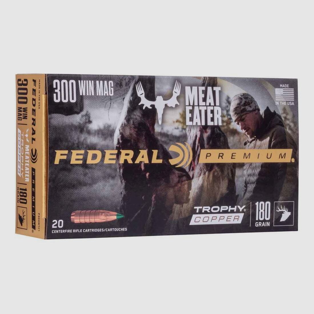 .300 Win. Mag. Trophy Copper lead-free 11.7g/180grs. Federal Ammunition