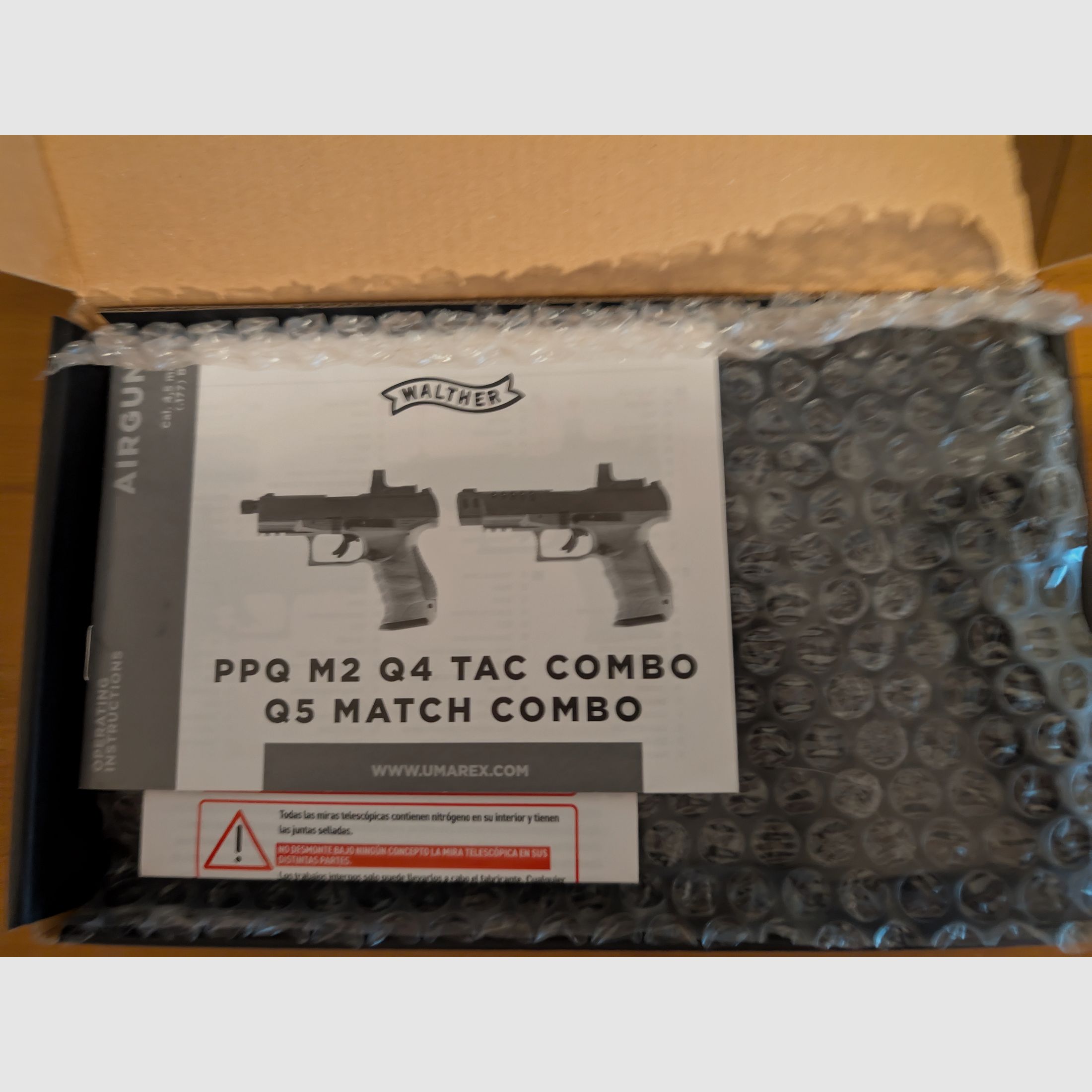 Umarex Walther Q5 Match Combo 5" CO2 NEU - inkl. 2000 Diabolos