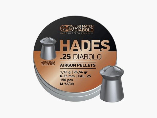 Projectiles cal. 6,35 JSB Hades 150 pcs 1,72 g