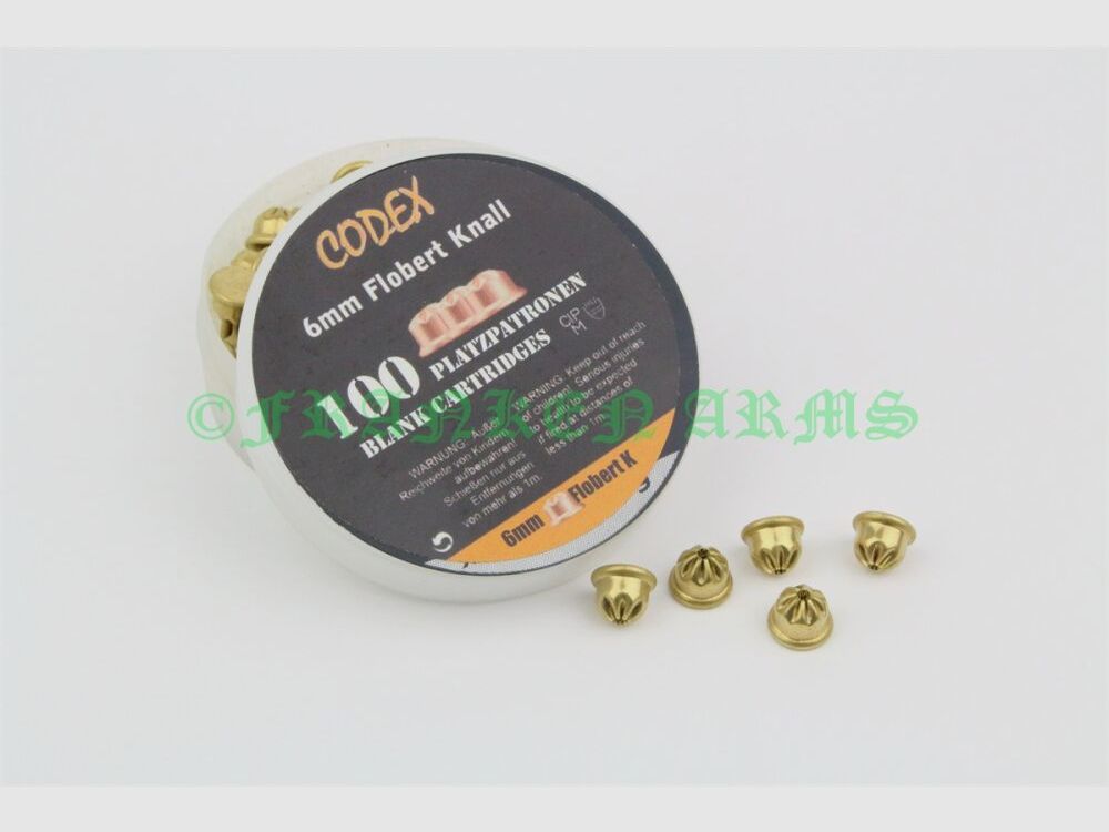 Codex 6mm Flobert 100 pieces