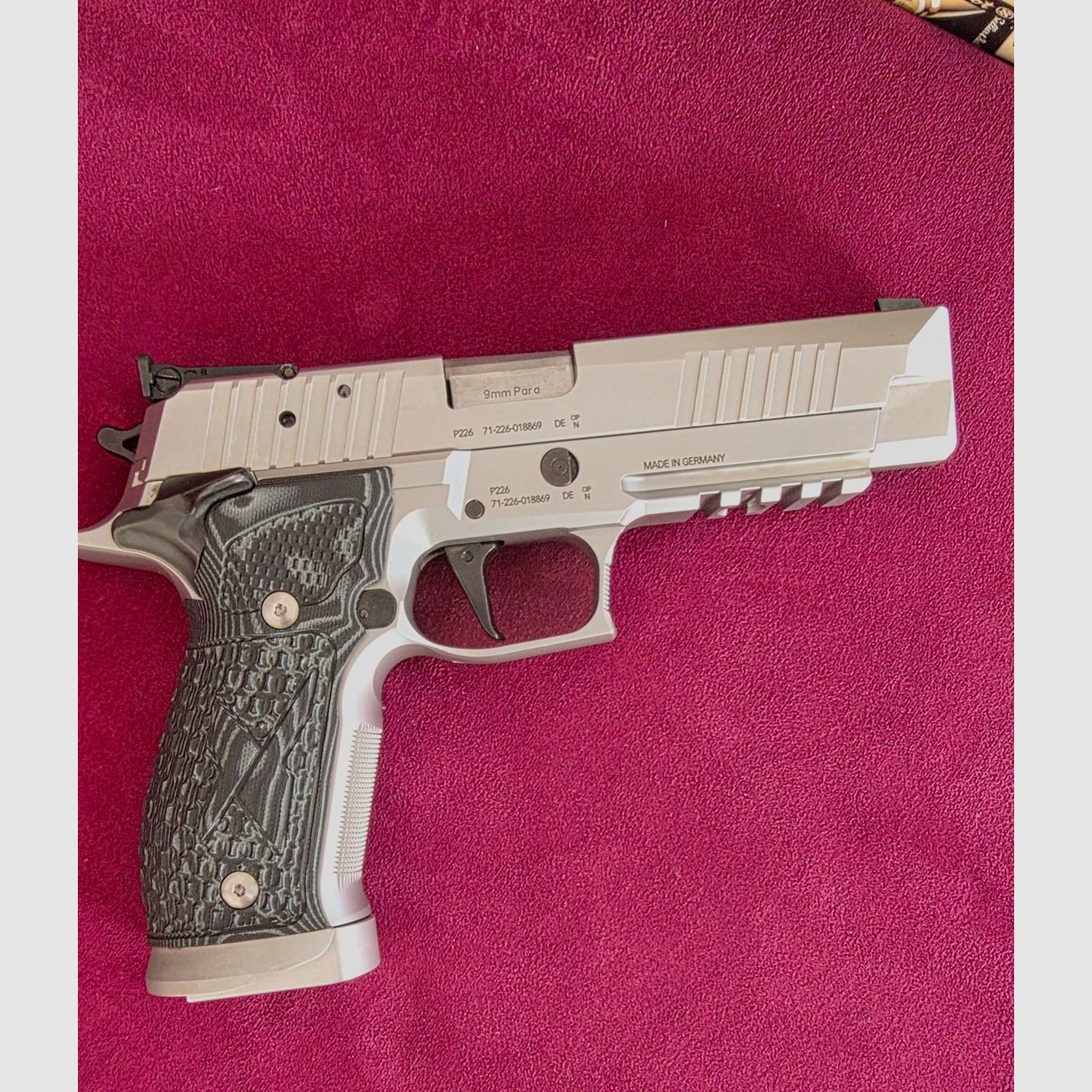 SIG Sauer Supermatch X5 X Fivev- Hergestellt in Deutschland, Sammlerstück mit 1.500 Schuss