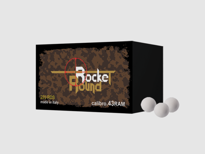 Round Rocket Kal. 43 RAM (Verpackung mit 220 Stück)