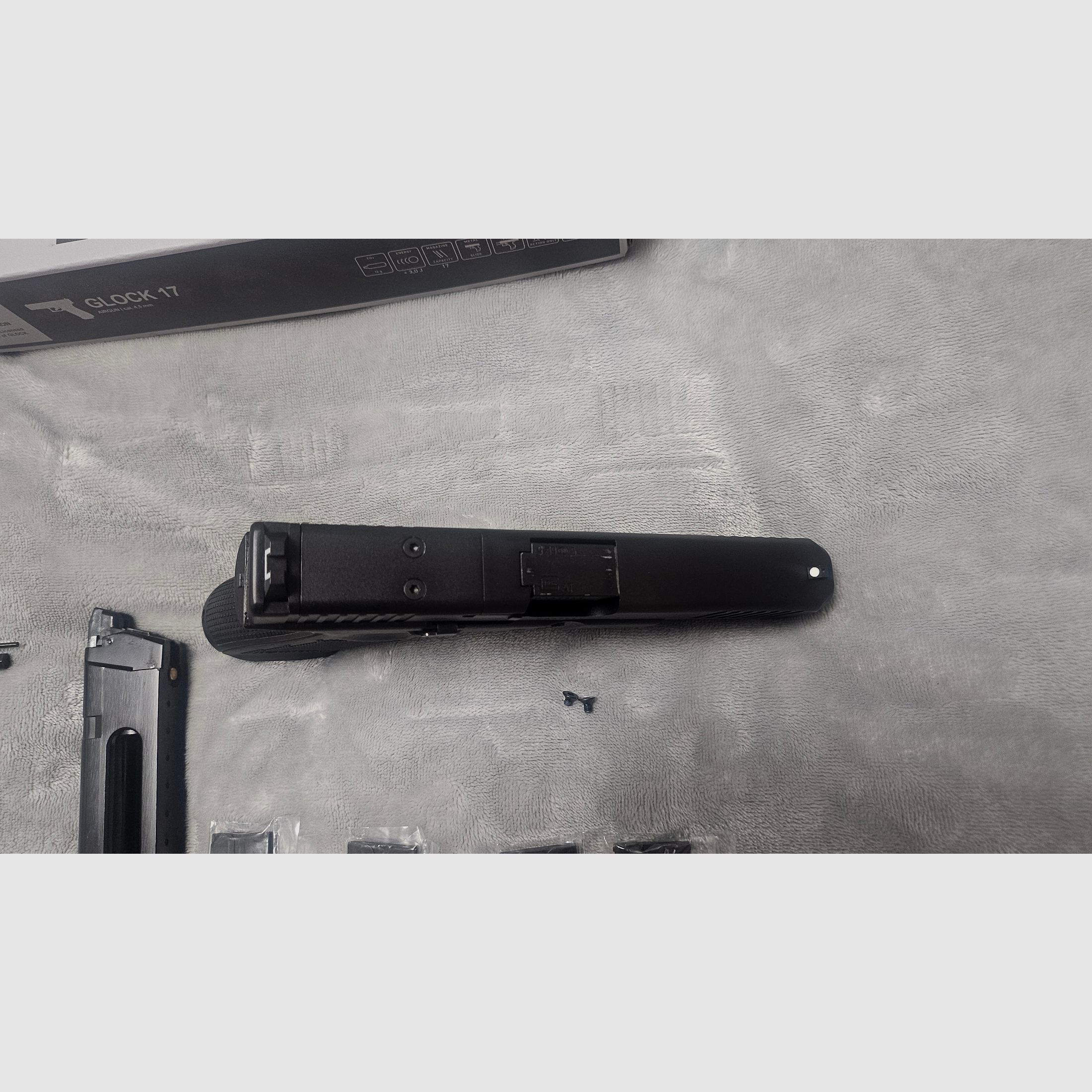 Glock 17 Gen5 MOS Co2-Pistole Kaliber 4,5 mm Stahl BB Blowback