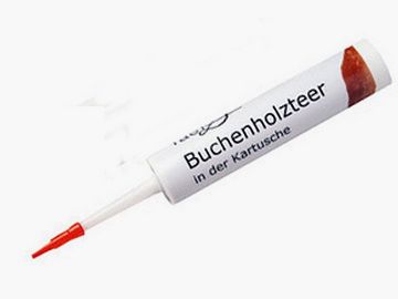 Buchenholzteer in der Kartusche
