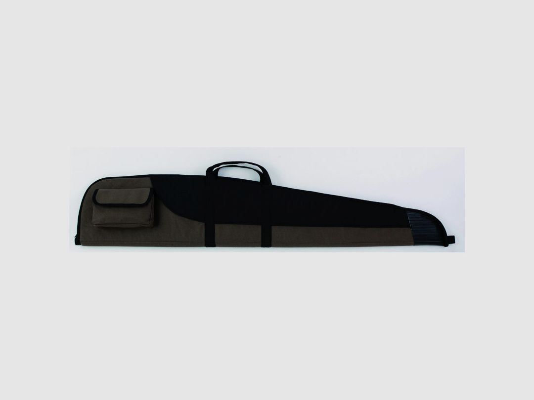 FOURREAU CARABINE MARRON ET NOIR 132CM AVEC POCHE LATÉRALE