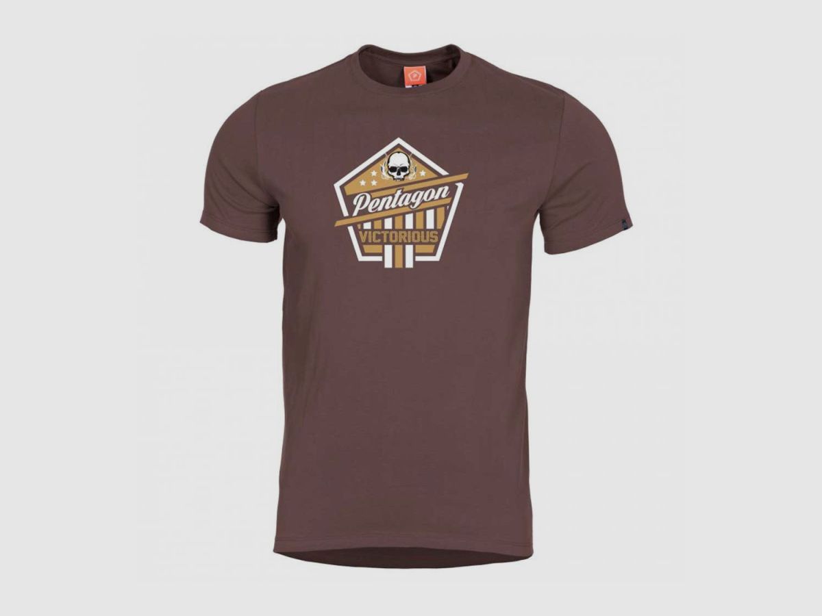 PENTAGON Ageron "Victorious" T-Shirt, Größe: XL, Farbe: 26-Terra Braun, Bild 2 von 6