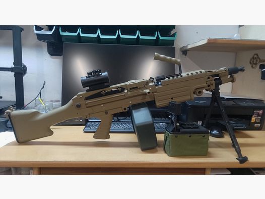 Softair M 249 Schnellfeuer