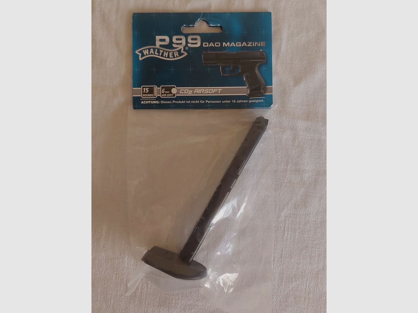 Ersatzmagazin für Walther P99 DAO Co2 6mm Softair