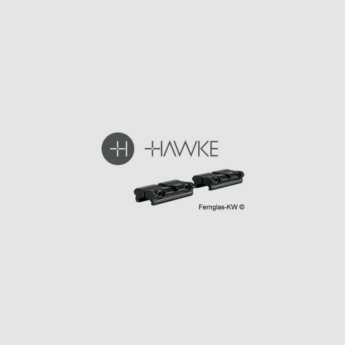 HAWKE 22405 Adapterschienen 3/8" RIFLE TO WEAVER 2 Stück