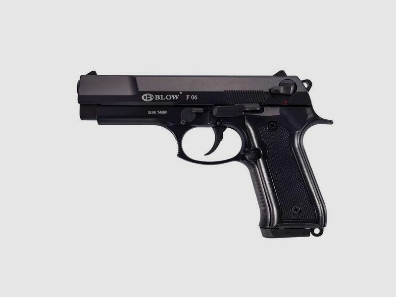 BLOW F06 Noir 9mm P.A.K. Pistolet d'alarme inspiré par Pietro Beretta 92