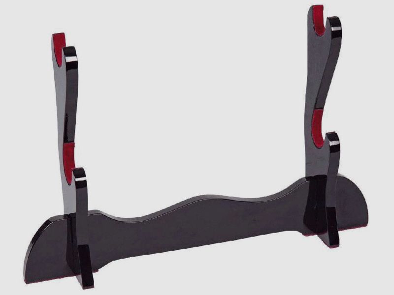 Table stand for two samurai swords high gloss