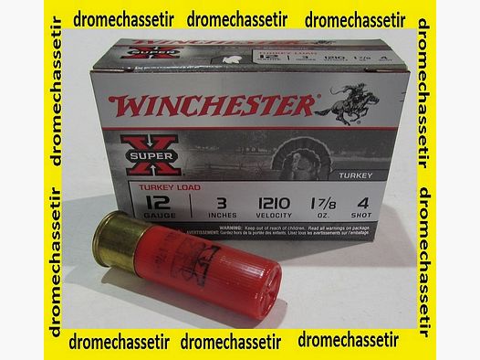 Box mit 10 Patronen Winchester, Kal. 12/76 Super X, 53 Gramm Schrot 4