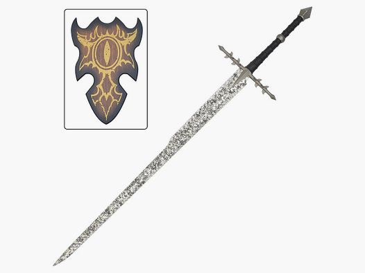 Saurons Schwert mit Wandhalter