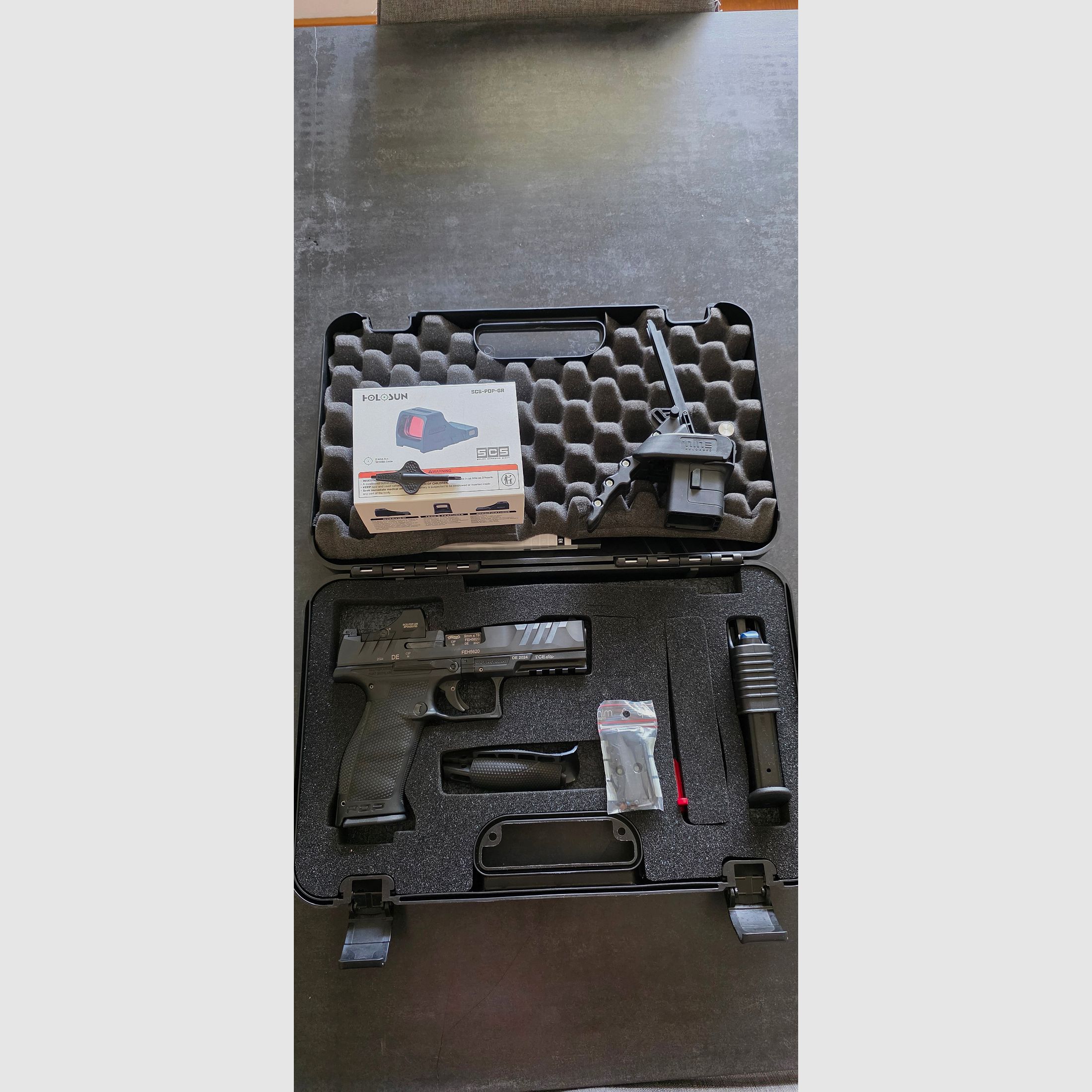 Walther PDP w tym Holosun SCS GR