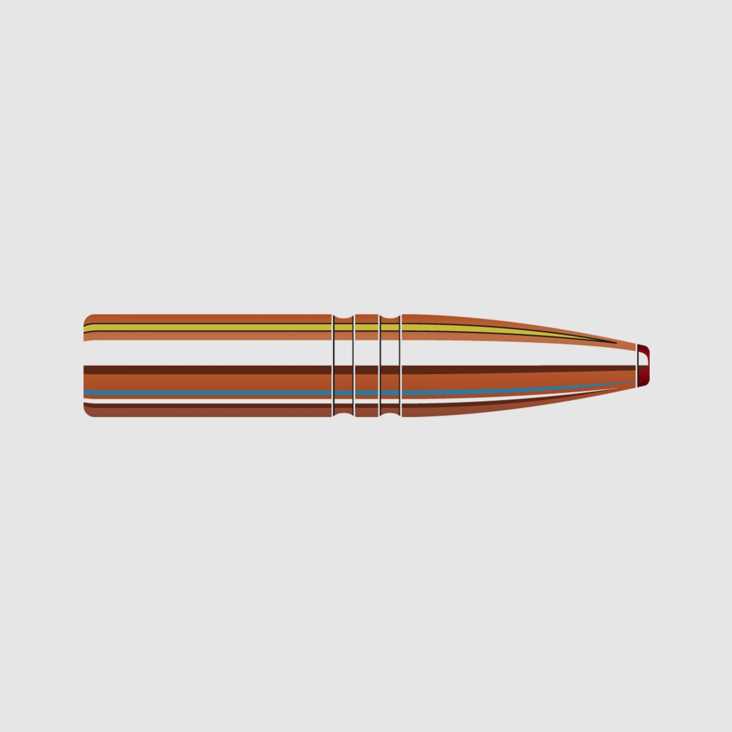 HORNADY BULLET ECX 6.5MM .264" 140GR 50UD., imagen 1 de 3