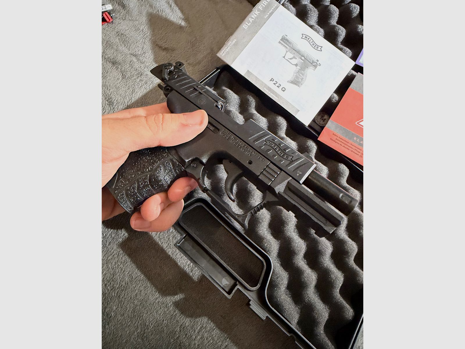 Umarex „Walther P22Q“ pistolet à blanc 9mm P.A.K. noir