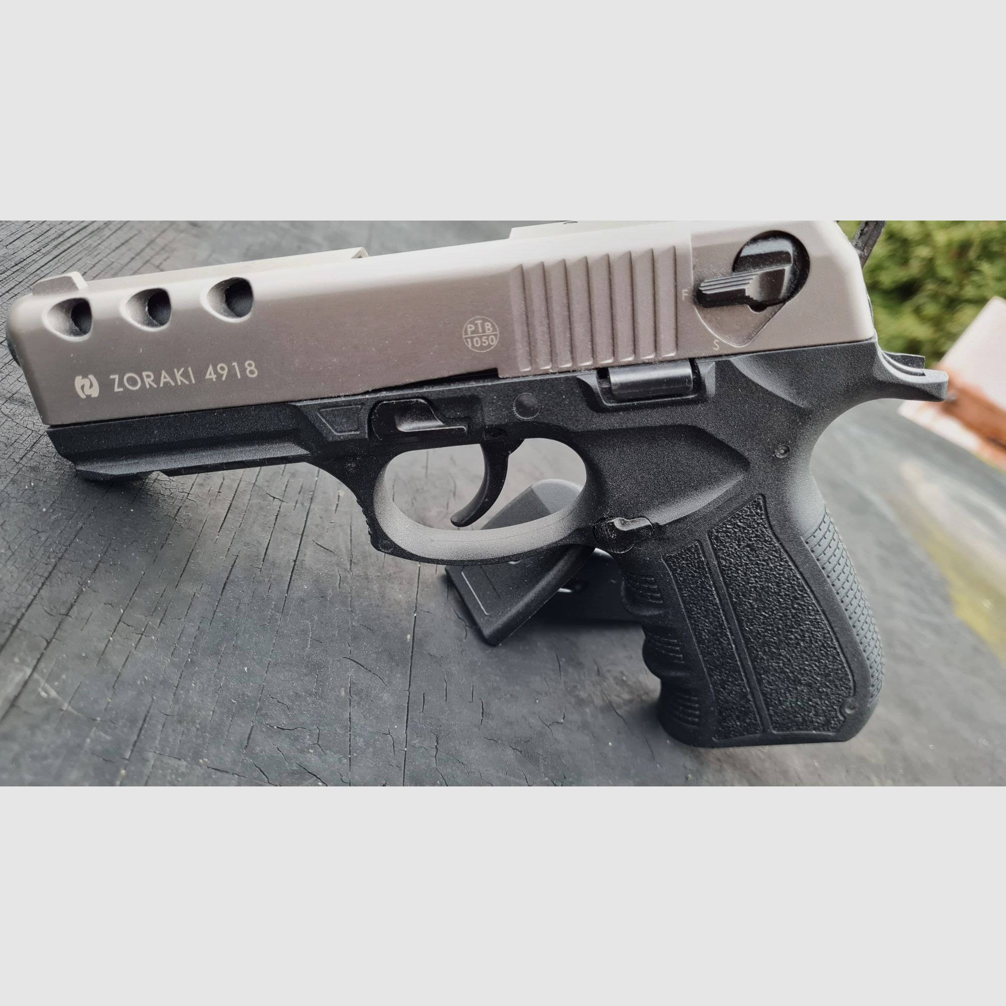 Zoraki 4918 Titan, 9mm P.A.K. PTB 1050