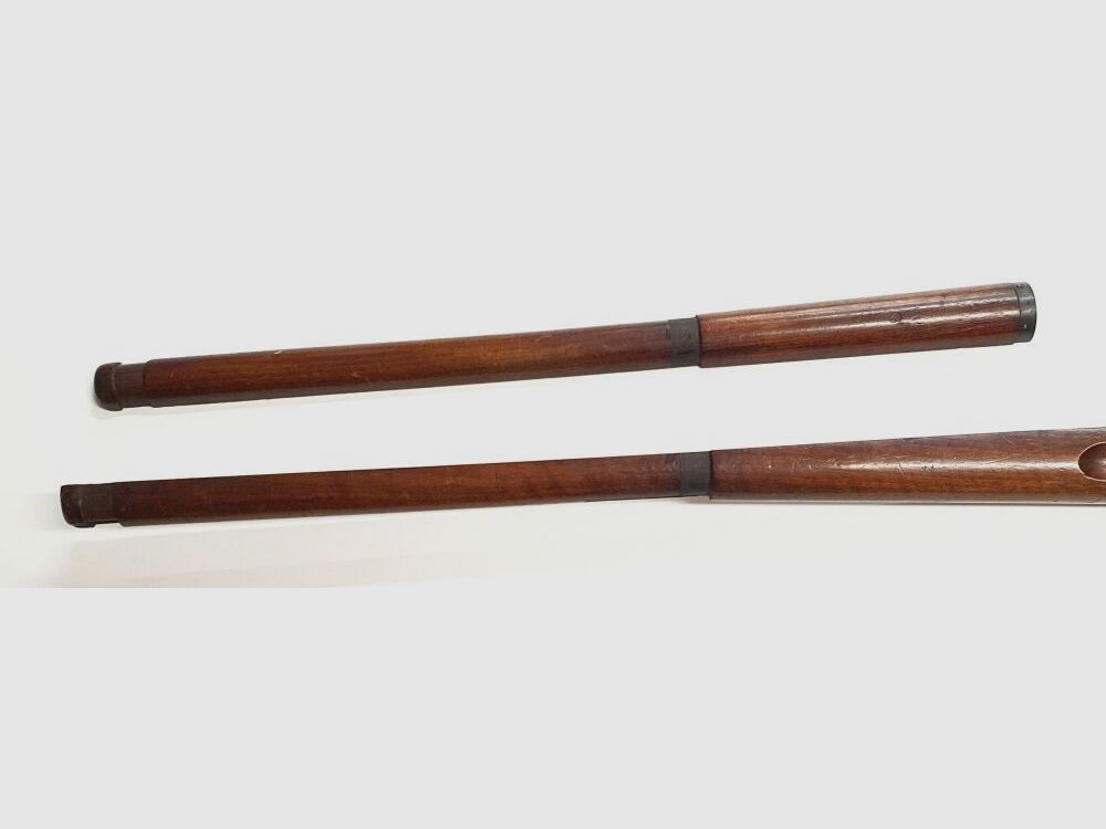 Schaft für Schweizer Infanteriegewehr / IG 1889 mit Oberholz und Beschlagteilen