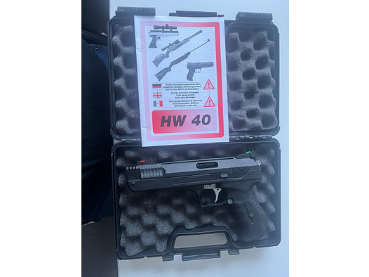 Weihrauch HW 40 PCA 4,5mm Druckluft Pistole