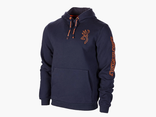Browning sweatshirt z kapturem - niebieski