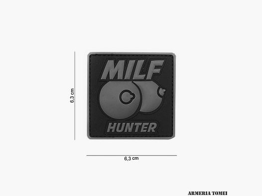 PATCH – 3D PVC MILF HUNTER GRAY #16087