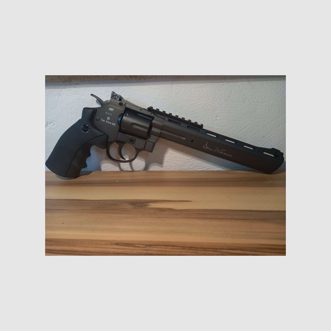 Revolver - Dan Wesson 8 Zoll - Gasrevolver - ASG - Airsoft