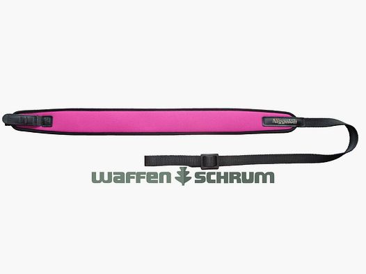 Niggeloh rifle sling universal neoprene - pink with quick release