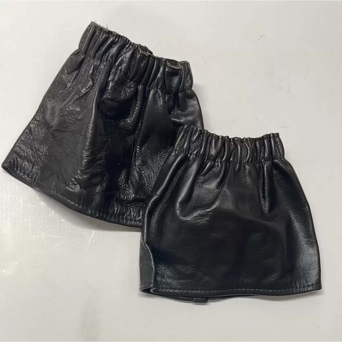 Safari leather gaiters