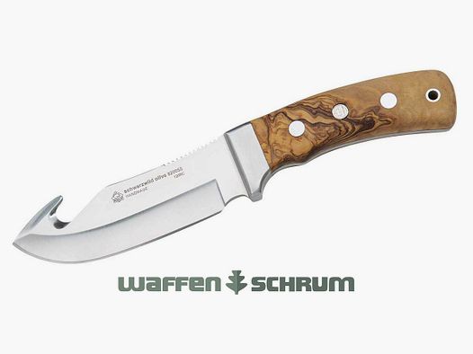 Couteau de chasse Puma sanglier olive avec lame déchirante