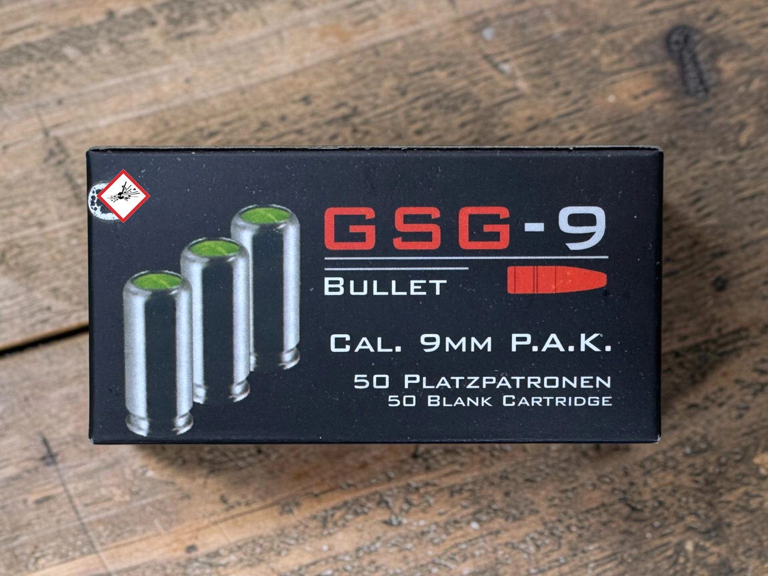 German Sport Guns Platzpatrone GSG 9 - 9mm P.A.K. 50 Schuss