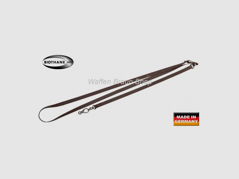 AKAH BioThane® Umhängeleine braun