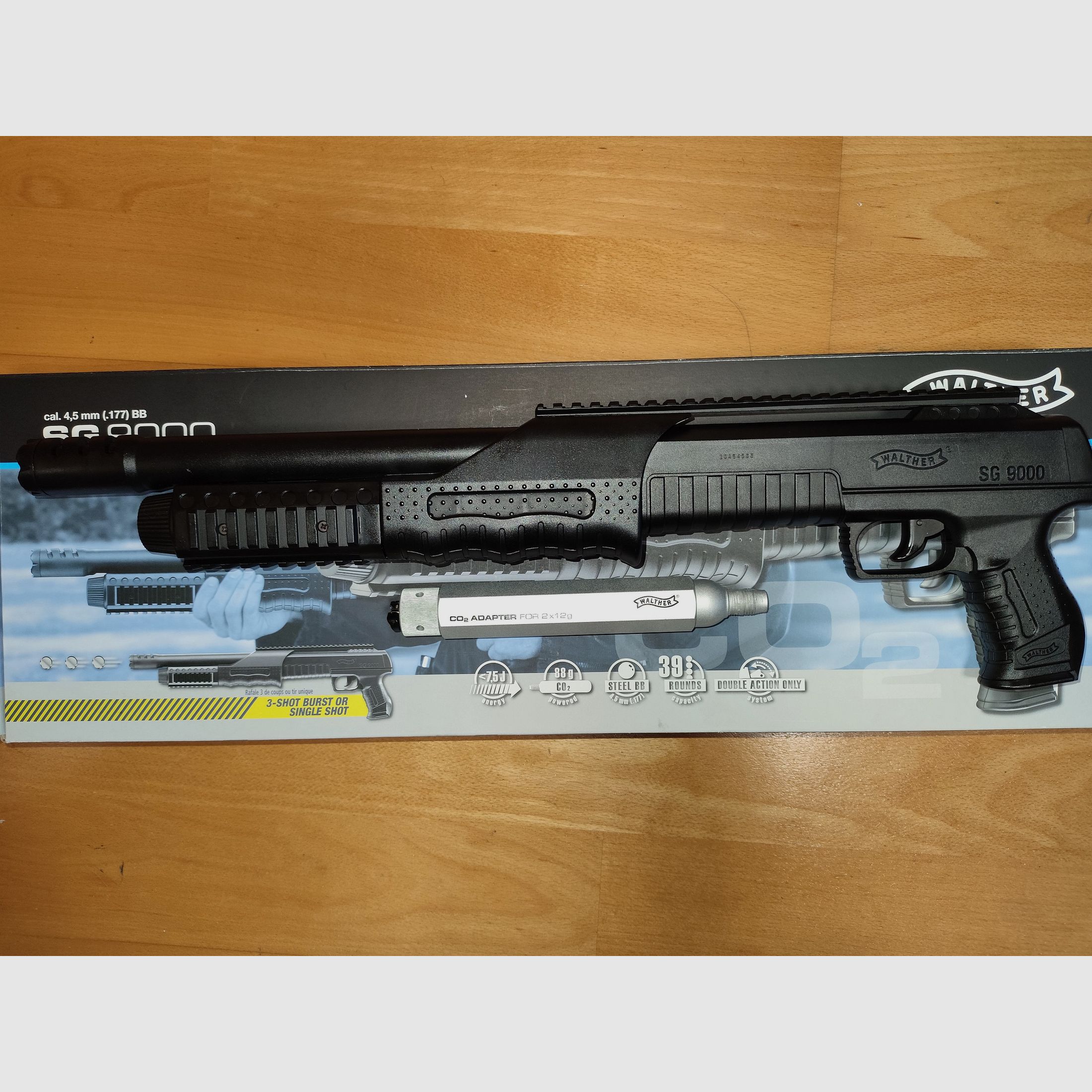 Walther SG 9000 Co2 Pumpgun, cal. 4,5 BB