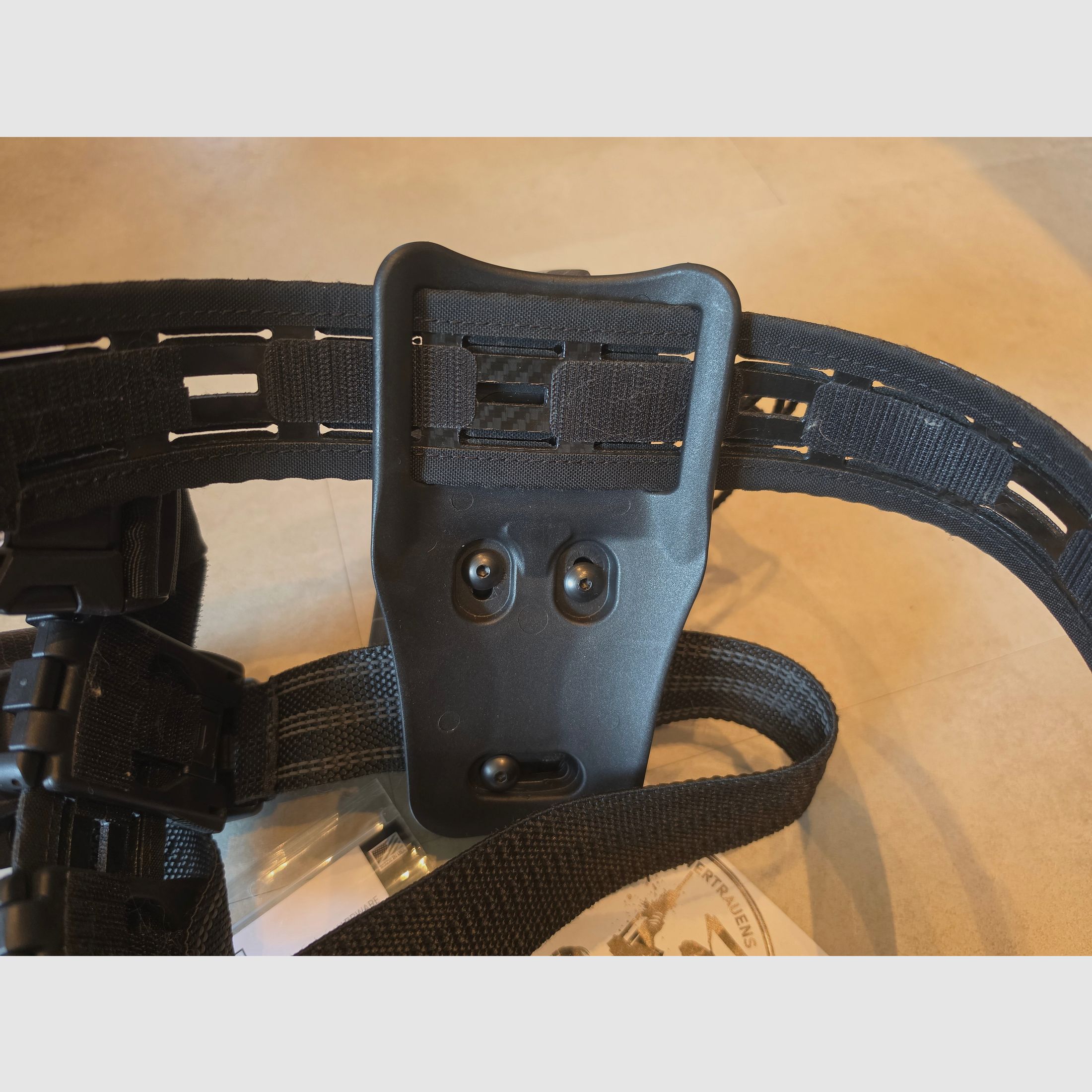 Cinturón porta fundas Kydex para Walther PDP SF de Gear Maniacs
