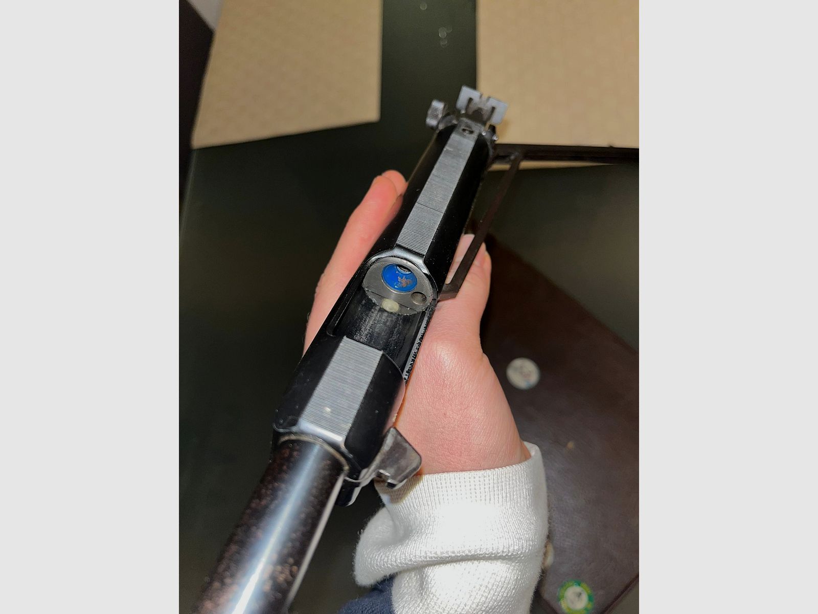 Feinwerkbau Mod. 65 4,5/.177, Federdruck / Seitenspanner