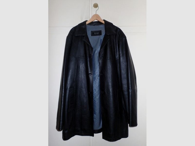 Herren Lederjacke/Kurzmantel, HALLHUBER, echtes Leder, Gr. L, neu!