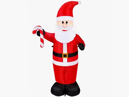 Aufblasbare Weihnachtsmann-Dekoration 150 cm - Außen & Innen
